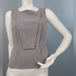 Eva Mendes for NYC feminine sleeveless grey classic business office top size XS